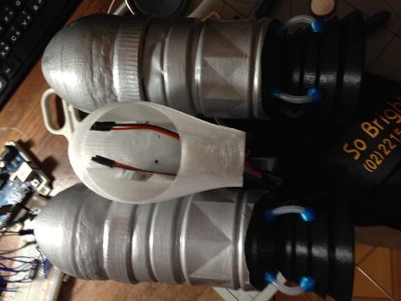 LED under-glow, rocket mounted